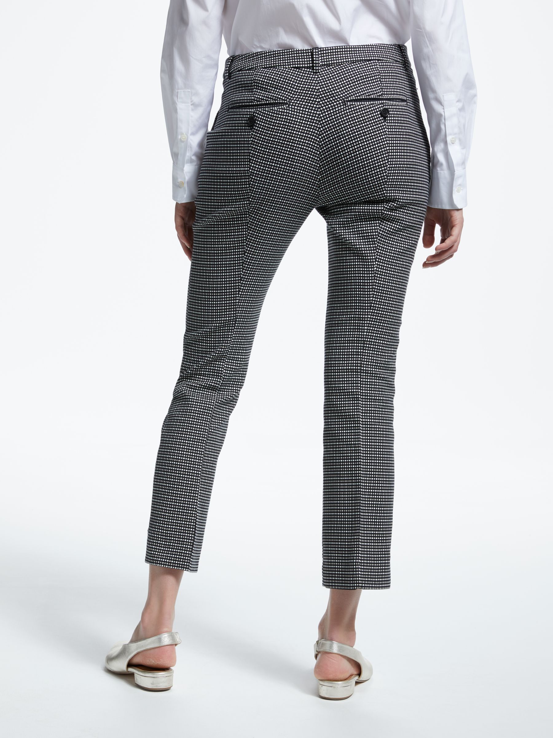 Weekend MaxMara Spot Jacquard Trousers, Black