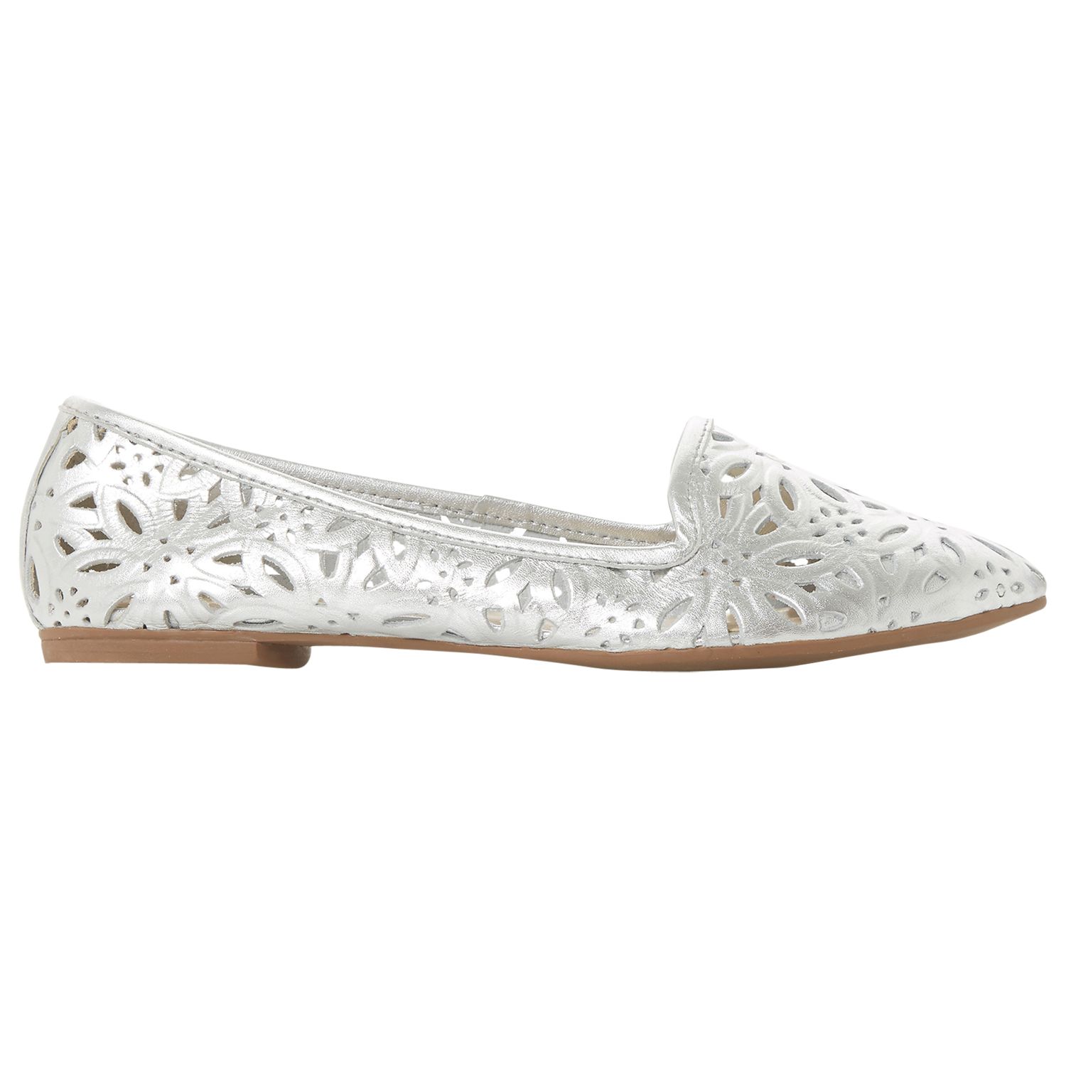 Dune Galatia Cutout Flat Pumps