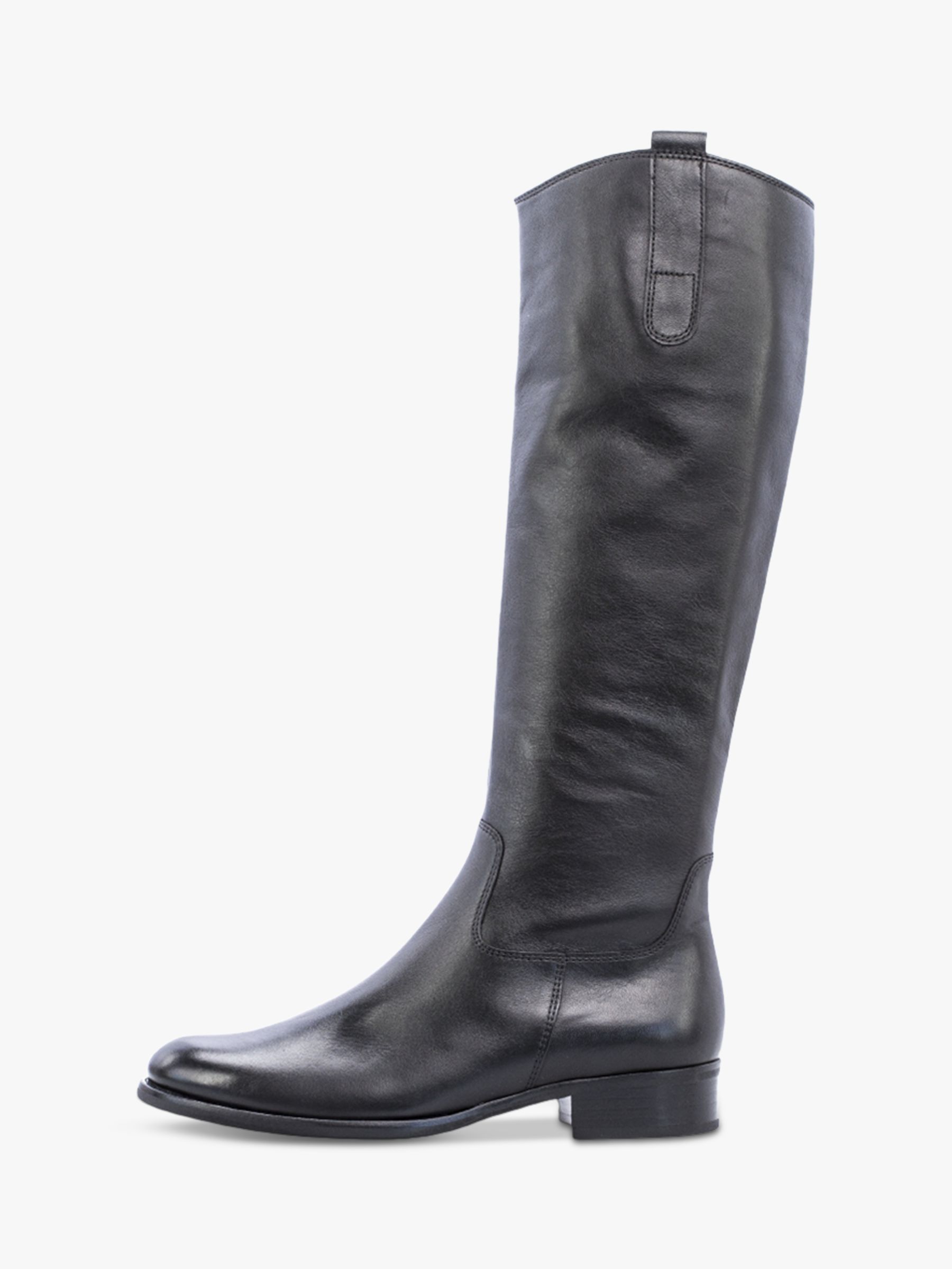 medium heel knee high boots