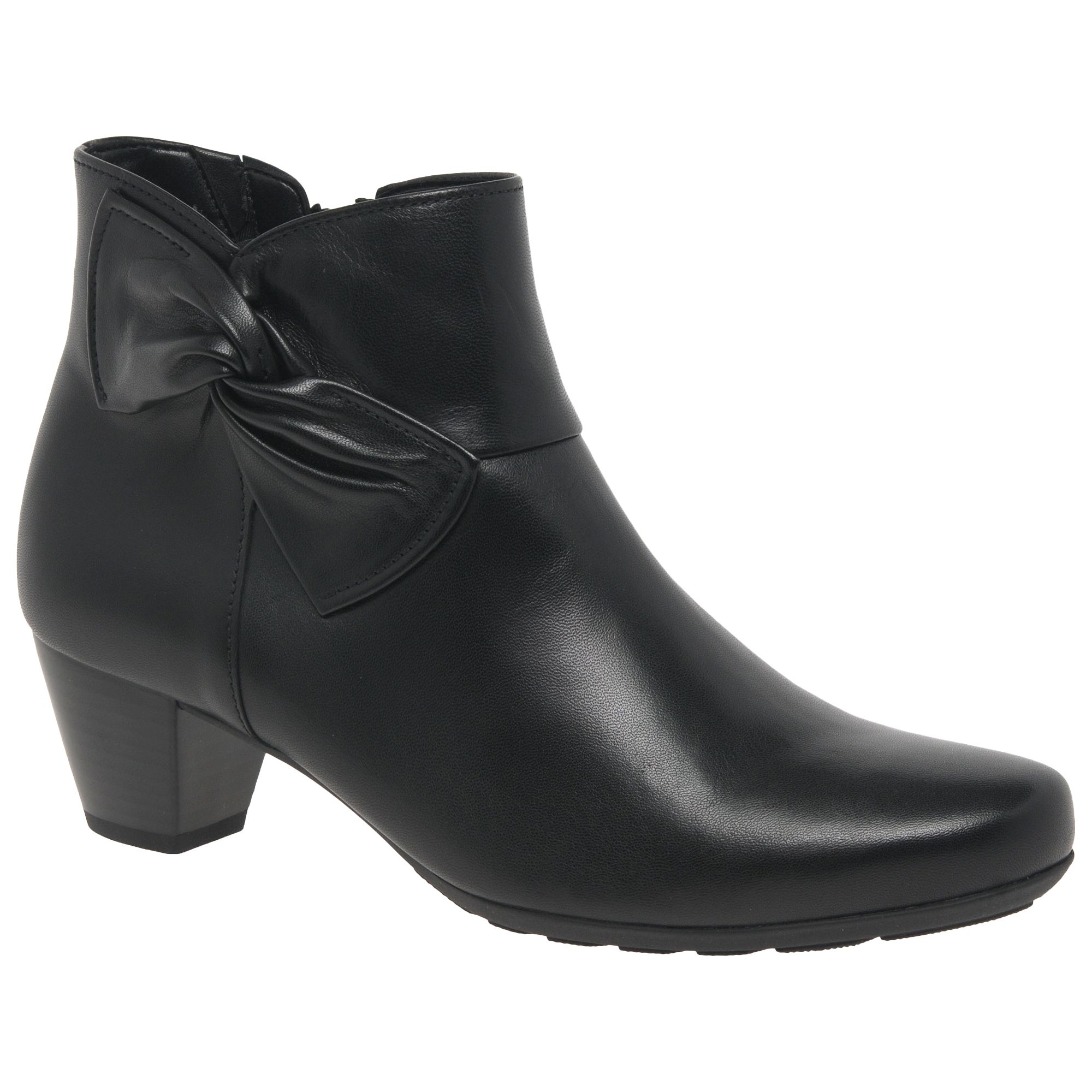 ladies leather ankle boots wide fitting