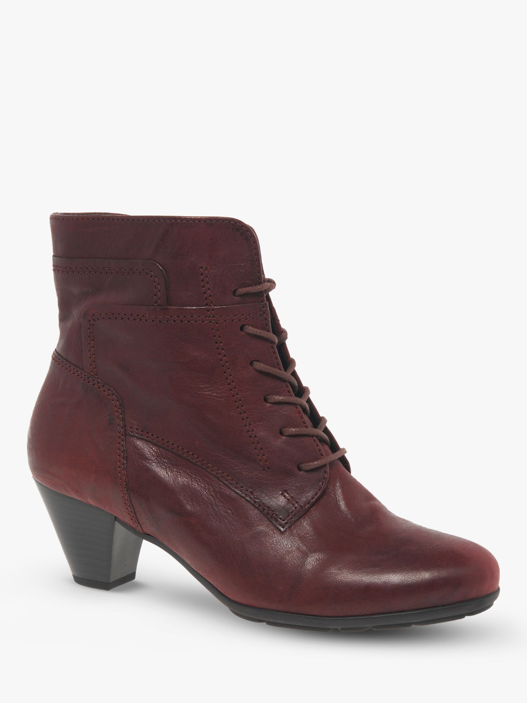 Gabor National Leather Lace Up Ankle 