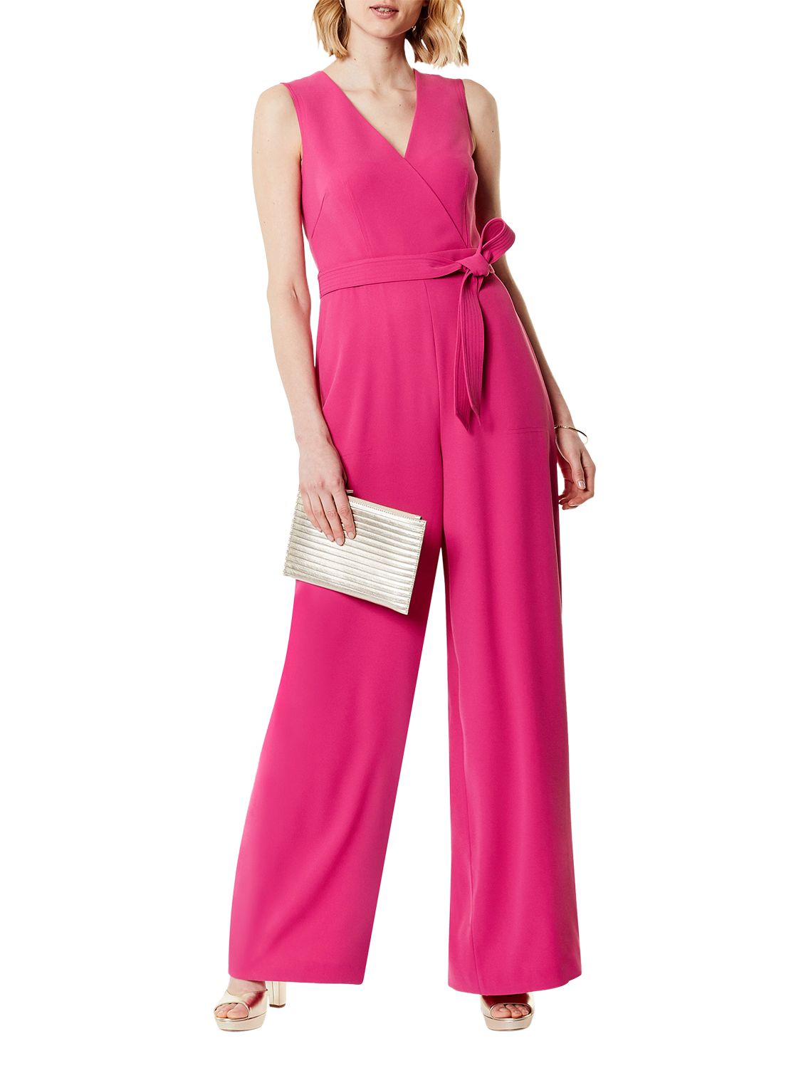 karen millen pink jumpsuit