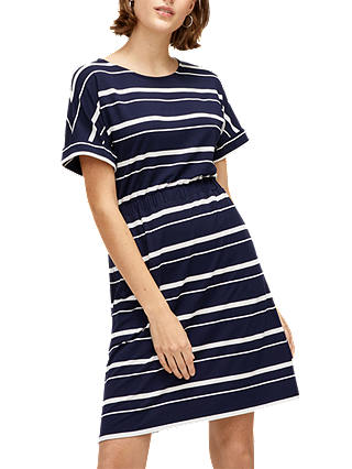 Warehouse Stripe Short Sleeve Dress
