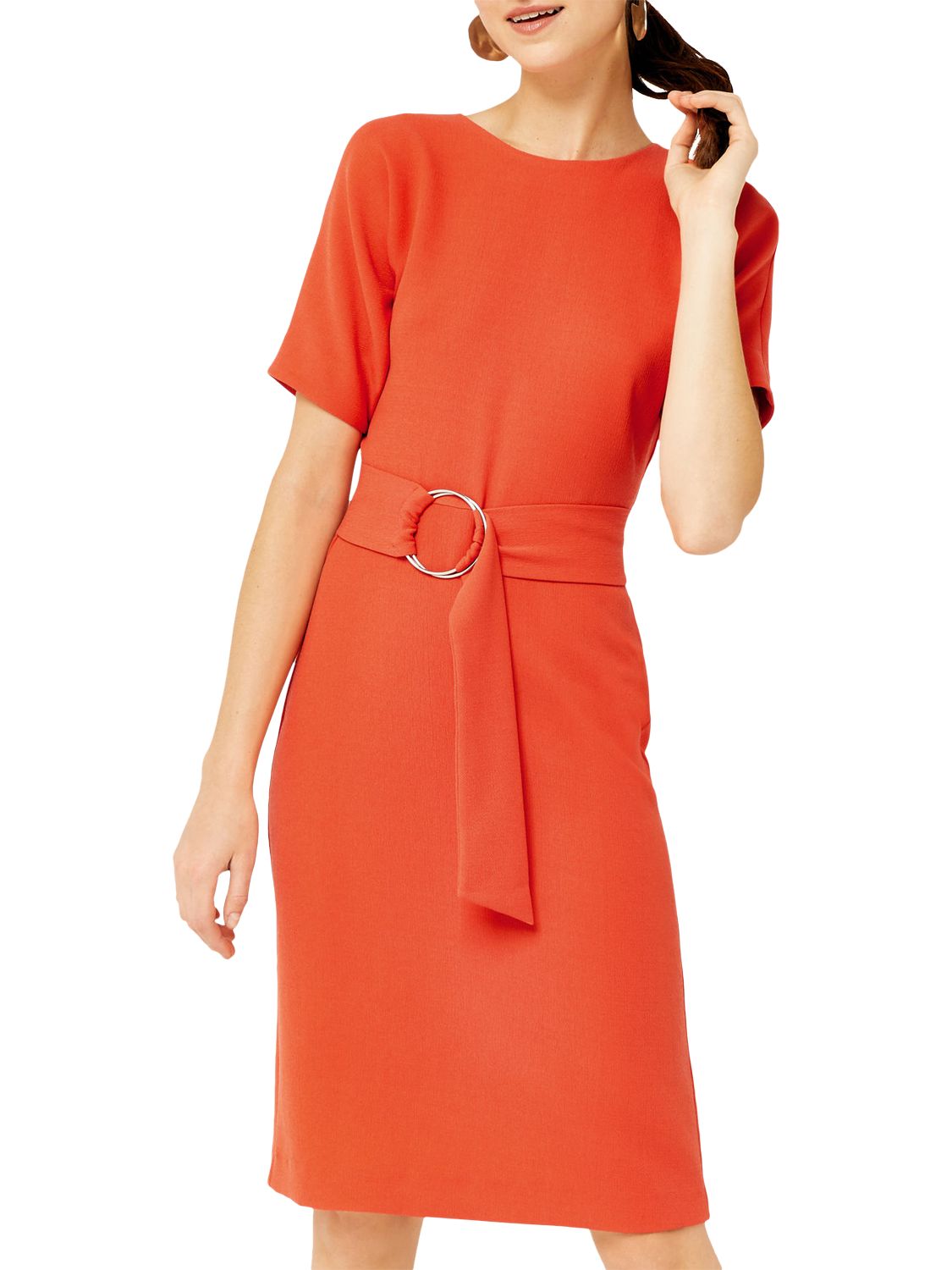 Warehouse O Ring Dress Orange