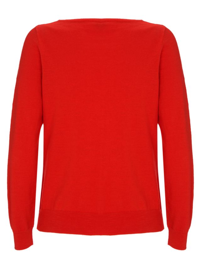 Red Cashmere Sweater - Outfit Of The Day
