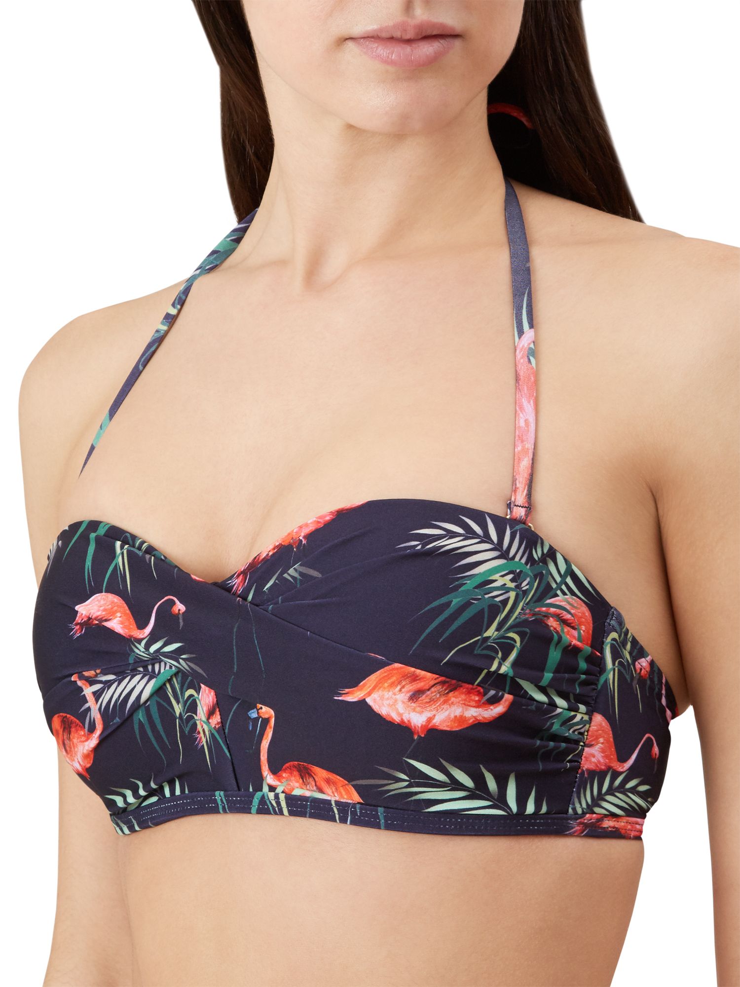 flamingo bikini top