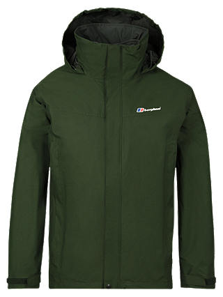 Berghaus RG Alpha 3-in-1 Waterproof Men's Jacket, Dark Green