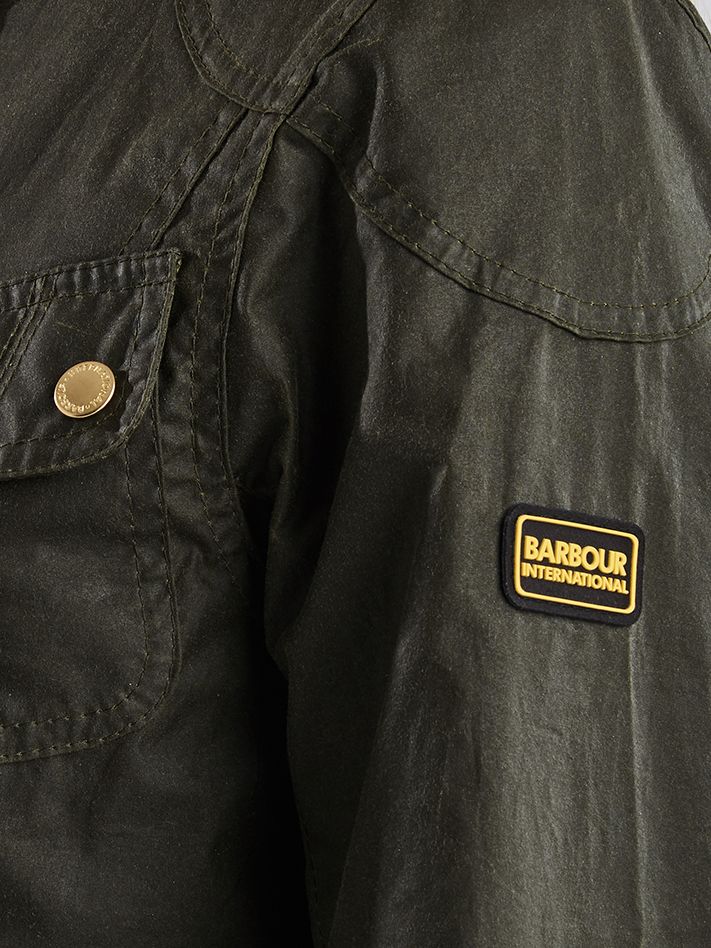 barbour international anglesey wax jacket
