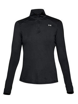 Under Armour Speed Stride Long Sleeve Running Top, Black/Reflective