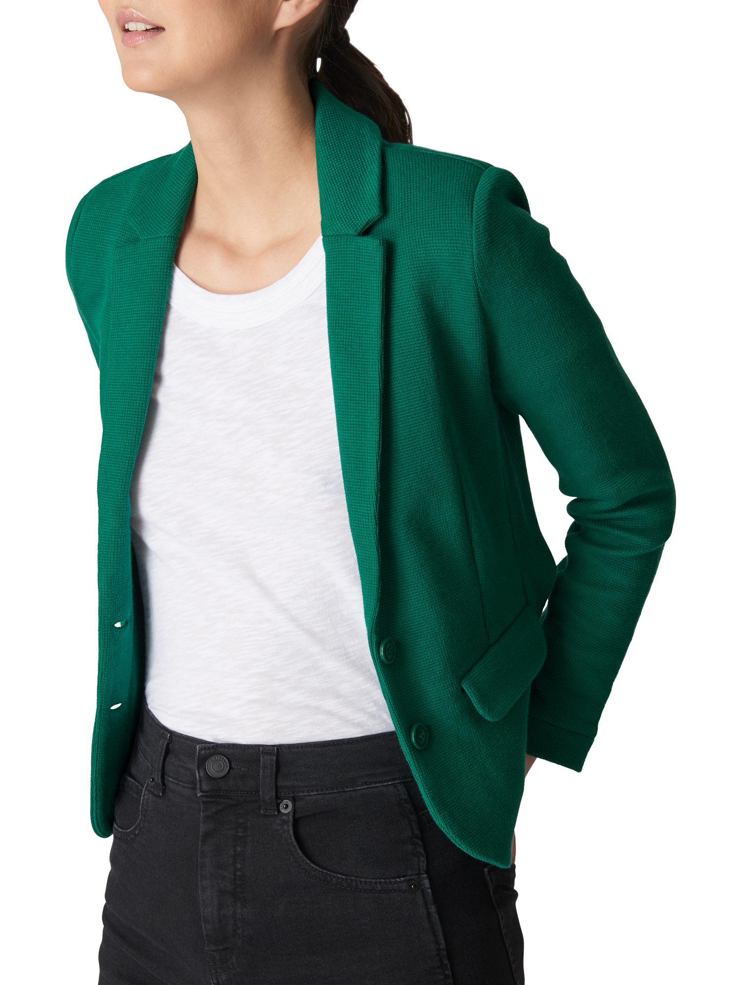 green jersey jacket