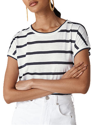 Whistles Stripe Minimal T-Shirt