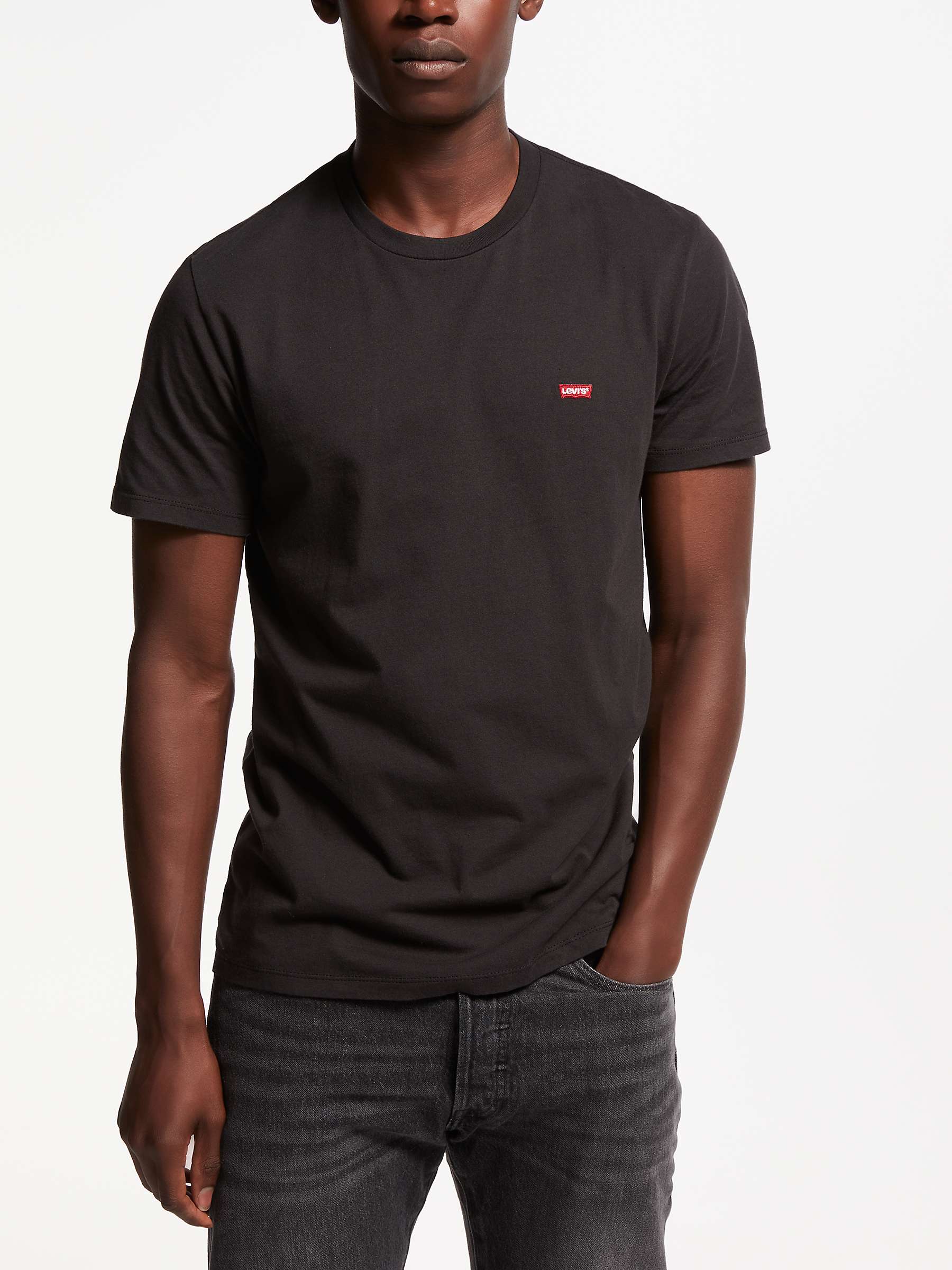 Levi'S Original T-Shirt, Black At John Lewis & Partners