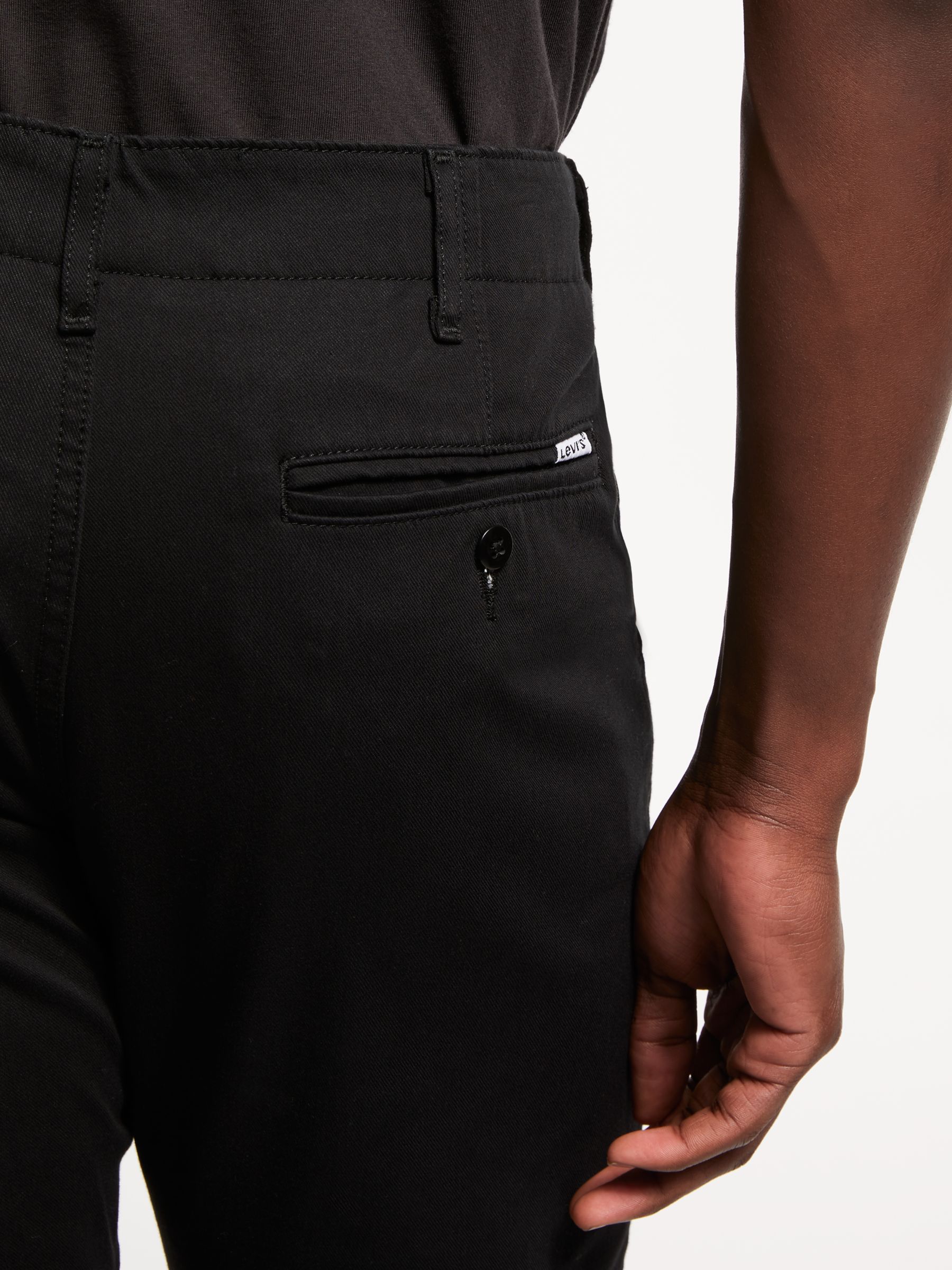 levi black chinos