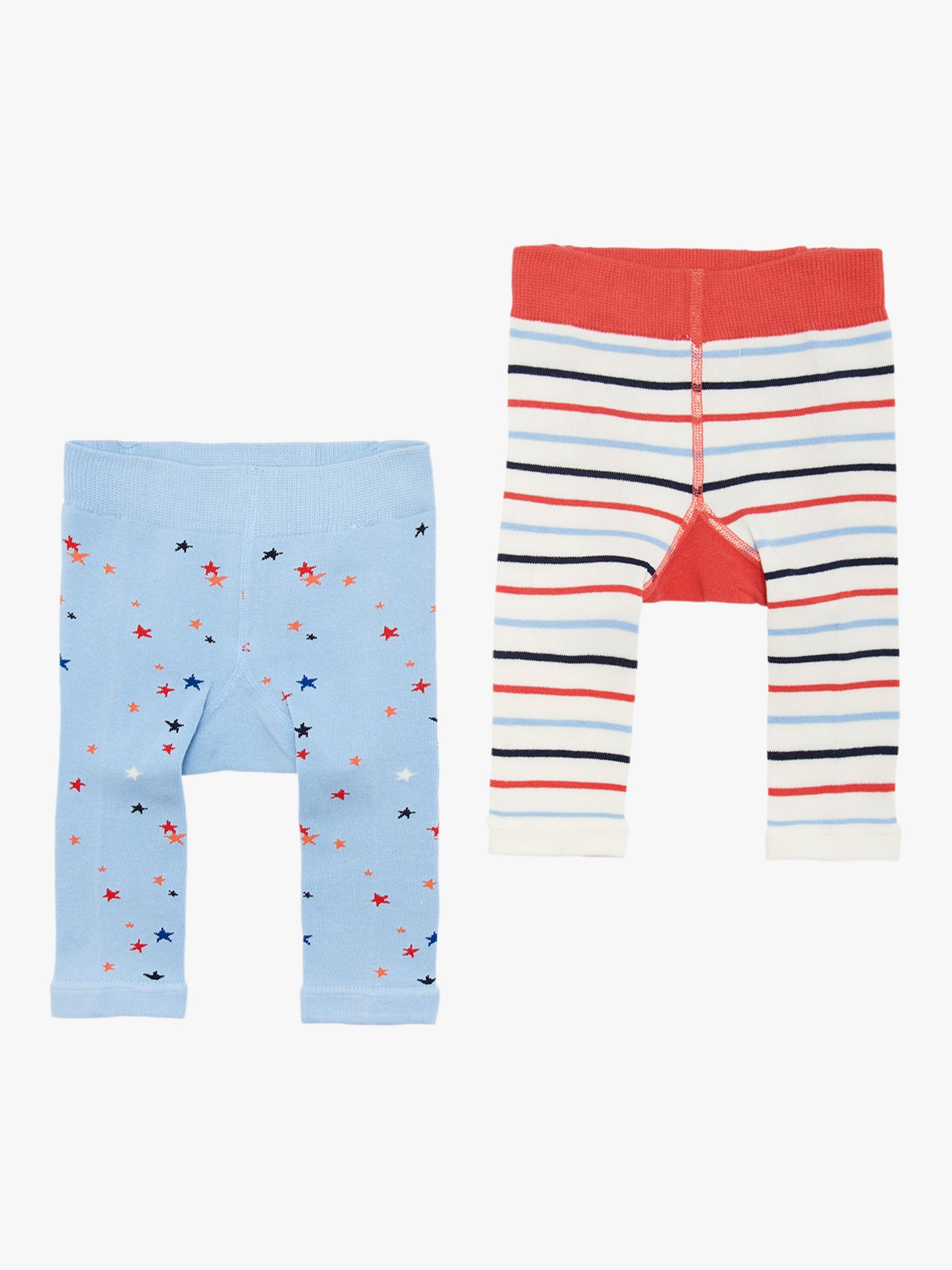 Little Joules Baby Lively Legs Polar Bear Tights, Pack of 2, Multi