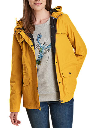 Barbour Lunan Waterproof Hooded Jacket, Yellow