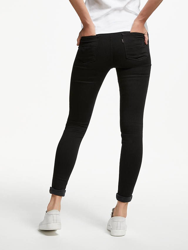 Levi's 720 High Rise Super Skinny Jeans, Black Galaxy