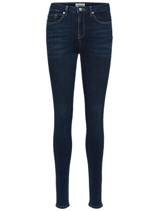 Selected Femme Slfida Skinny Jeans, Dark Blue Denim