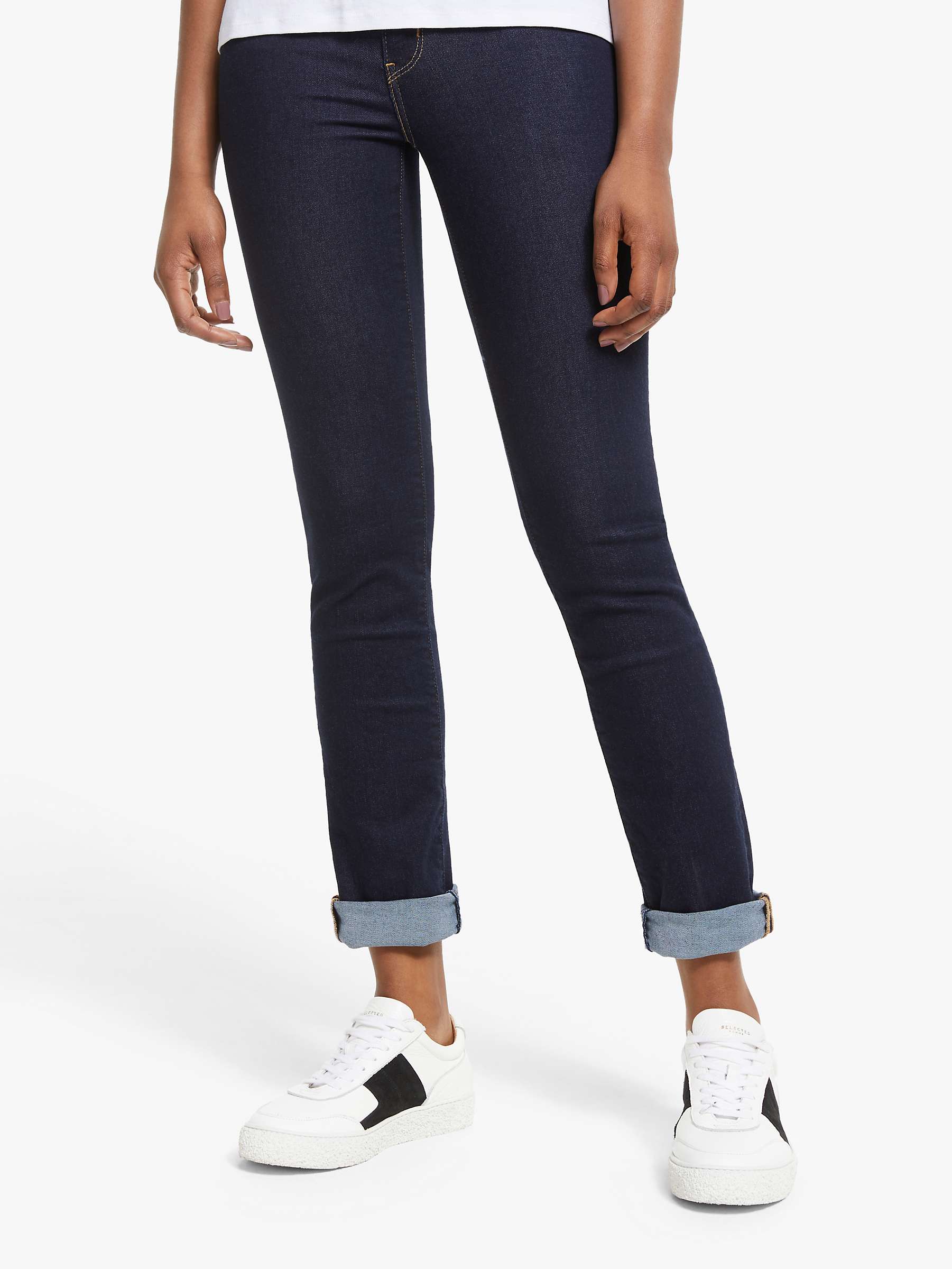 Levi's 724 High Rise Straight Jeans, To The Nine at John Lewis & Partners