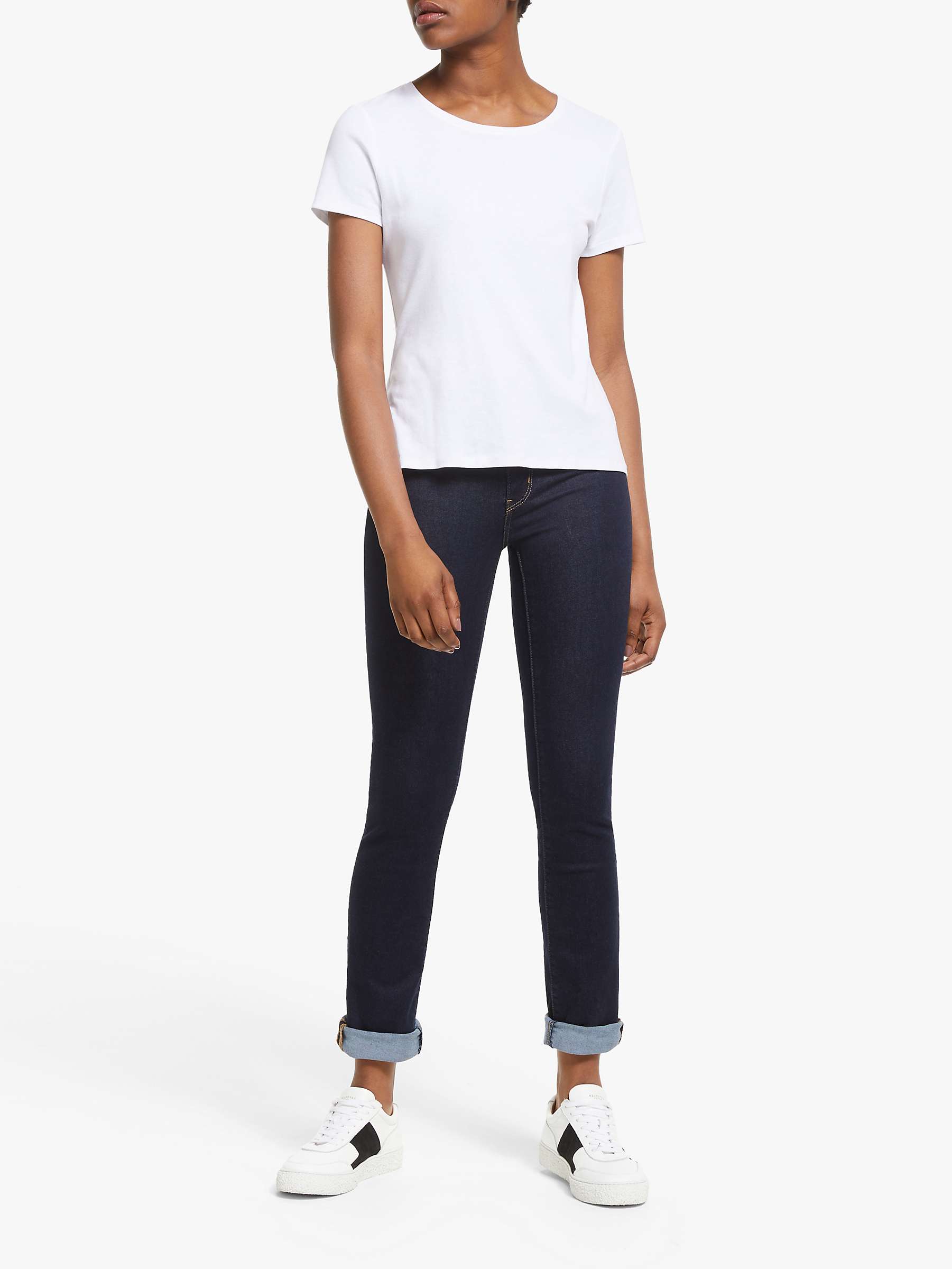 Buy Levi's 724 High Rise Straight Jeans, To The Nine Online at johnlewis.com