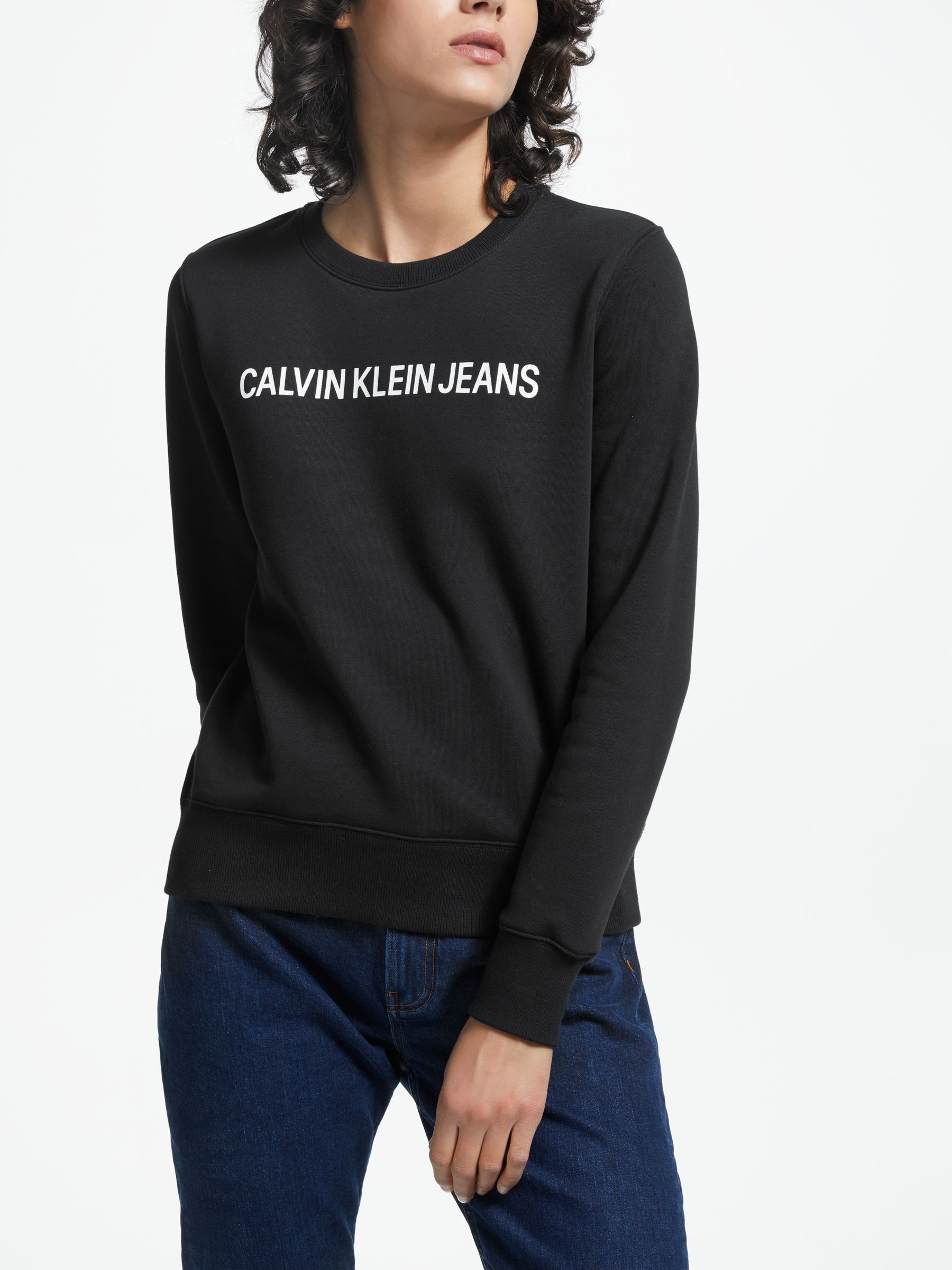 calvin klein jeans black jumper