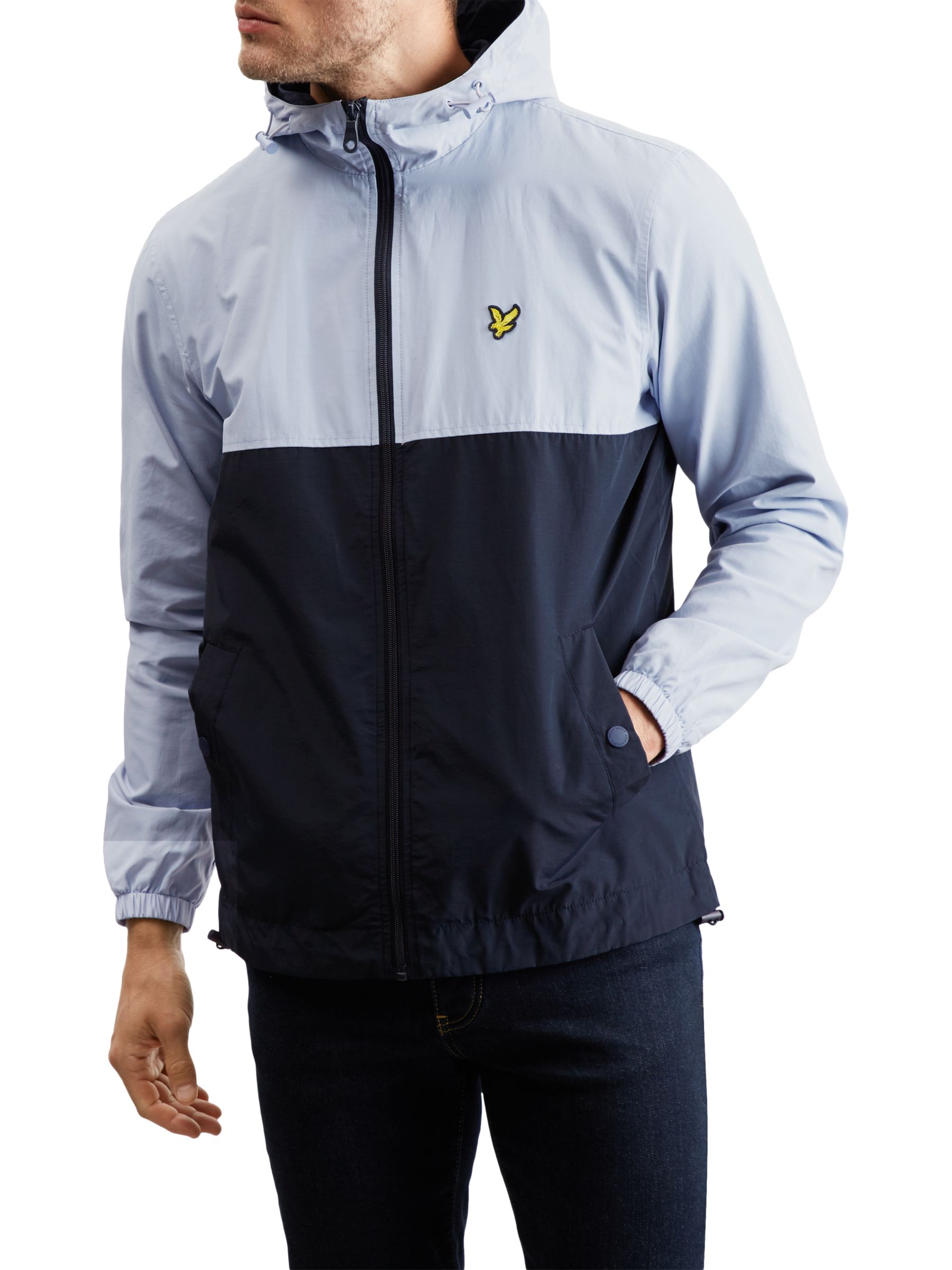 Lyle & Scott Colour Block Lightweight Jacket, Blue