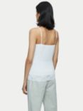 Jigsaw Lace Trim Modal Vest, White