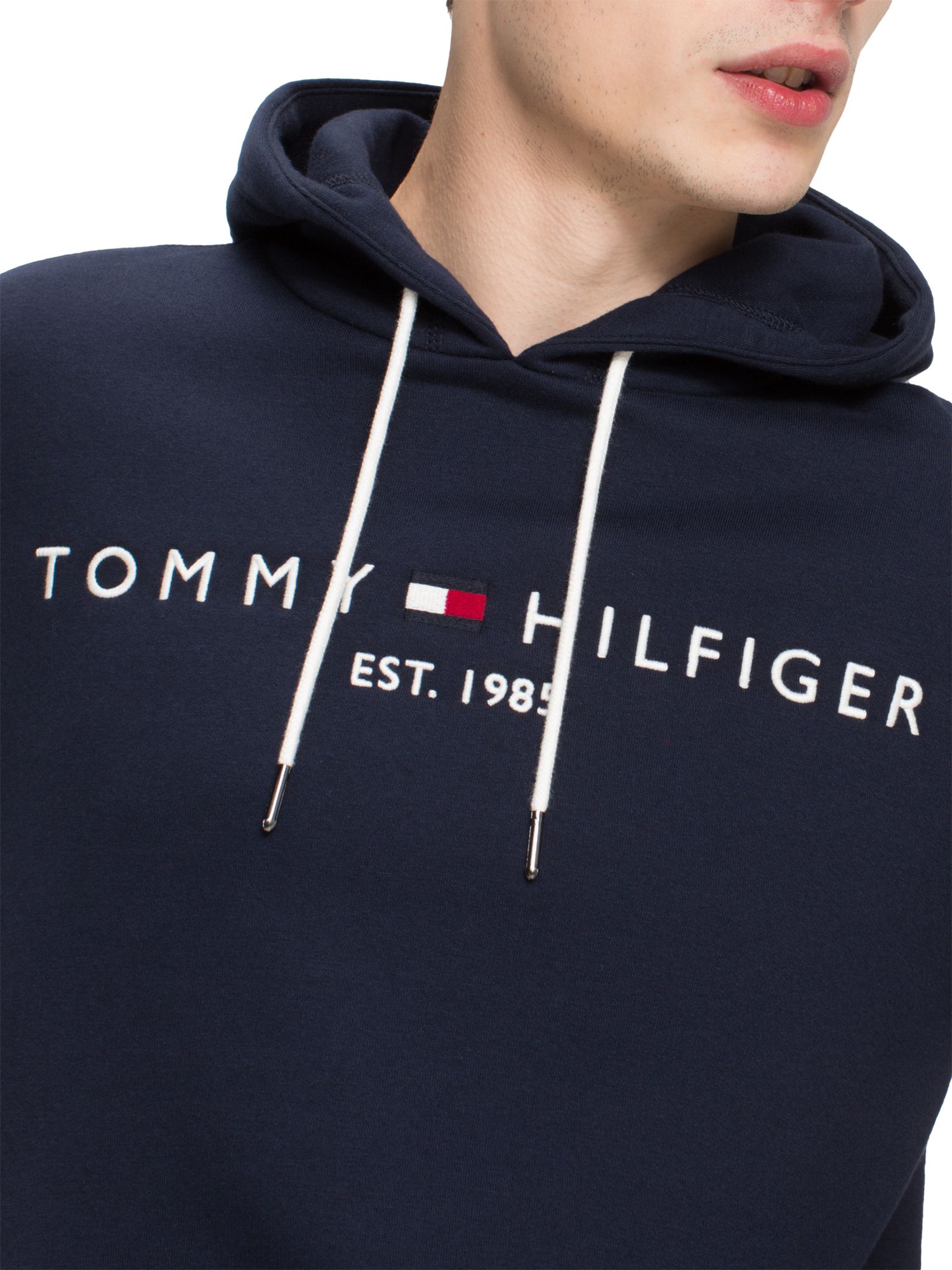 tommy hilfiger logo sleeve sweatshirt