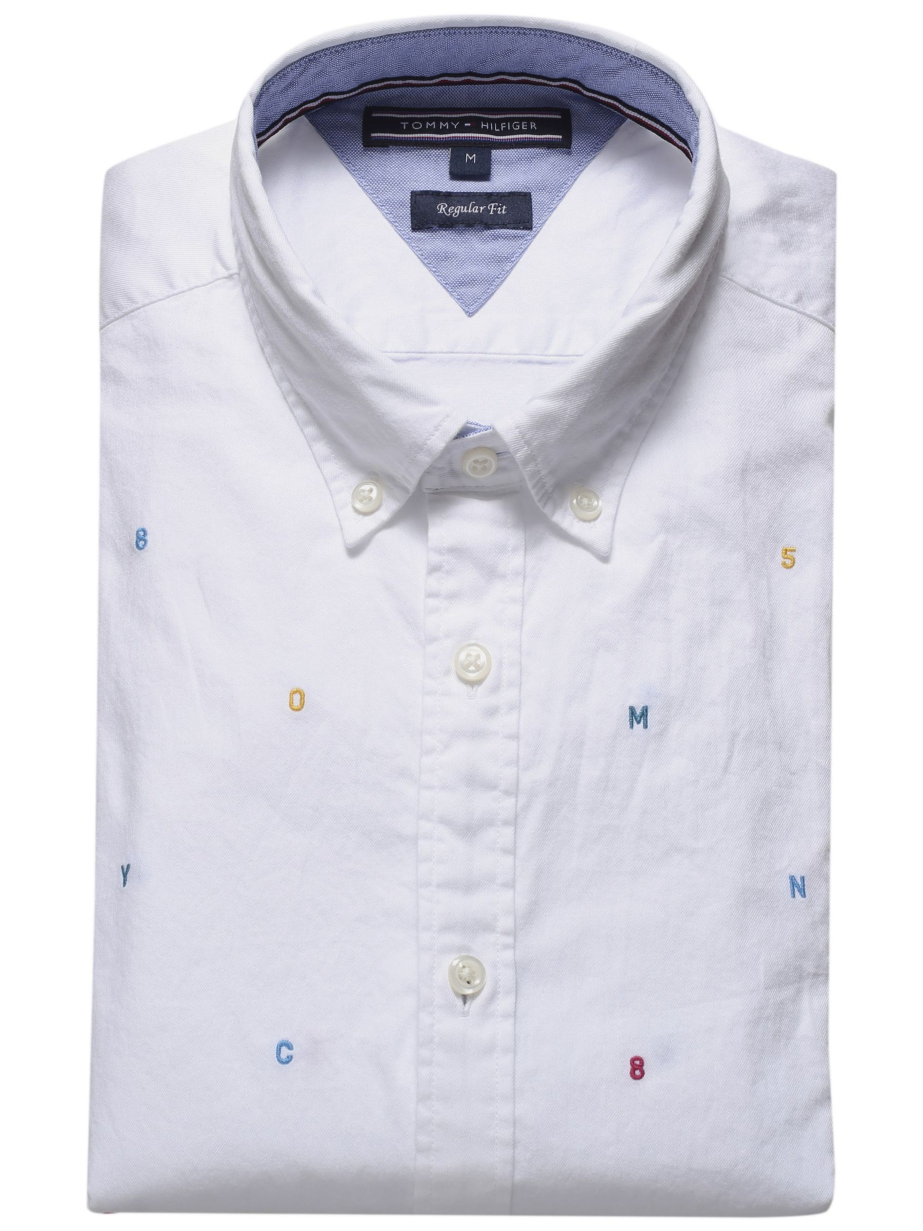 white tommy hilfiger button up