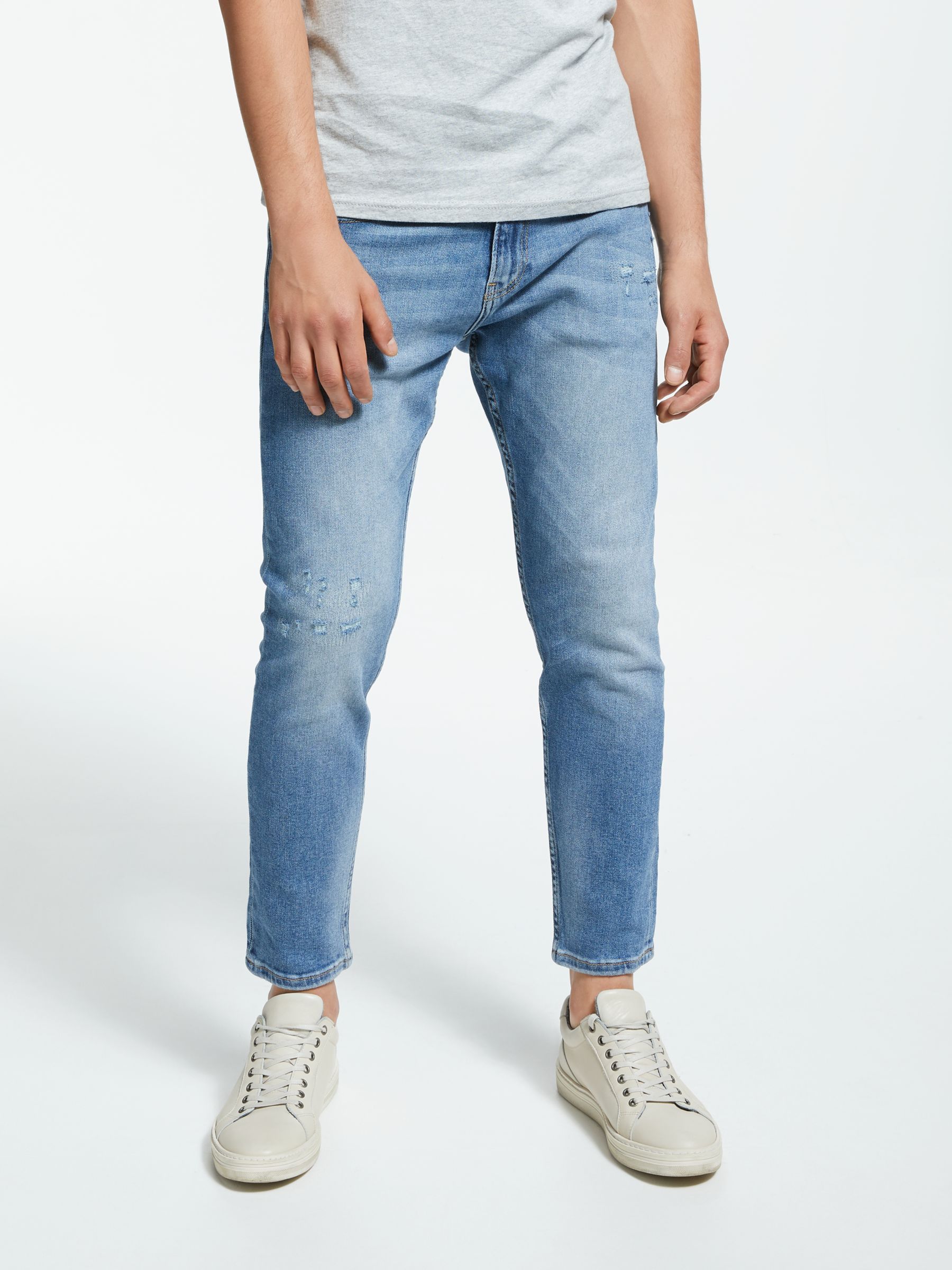 modern tapered jeans