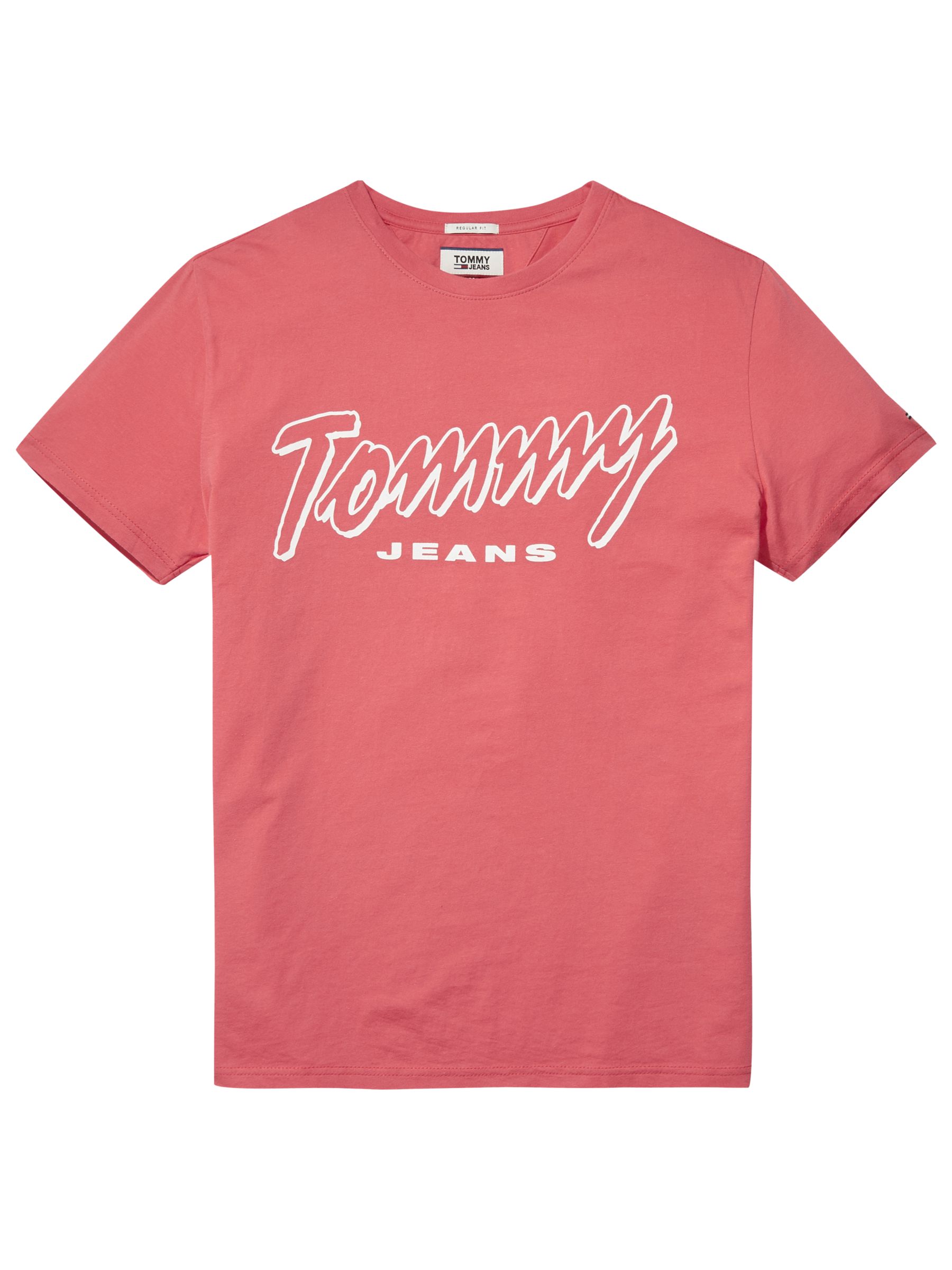 tommy jeans script t shirt