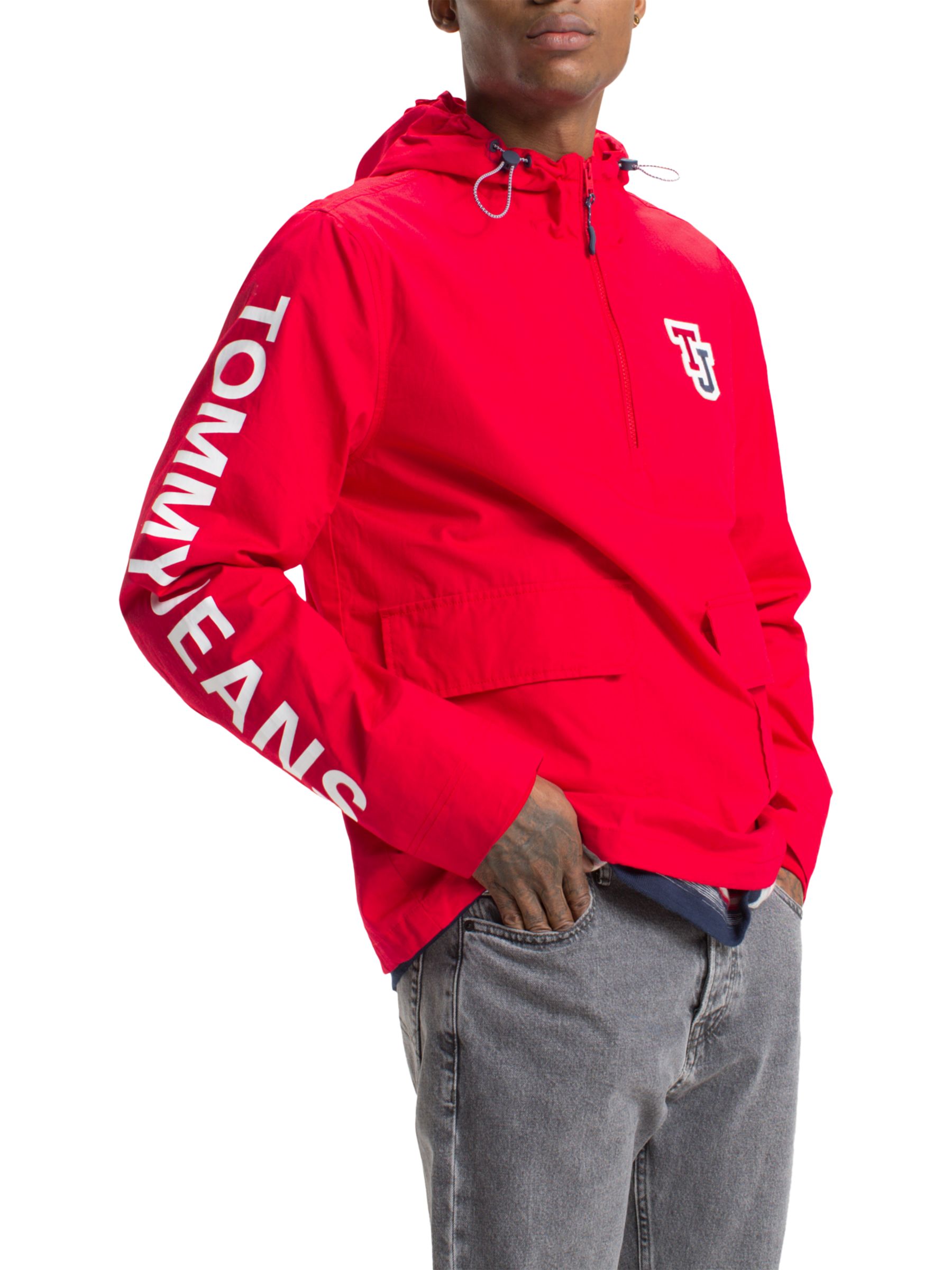 Tommy Jeans Logo Half Zip Pullover 
