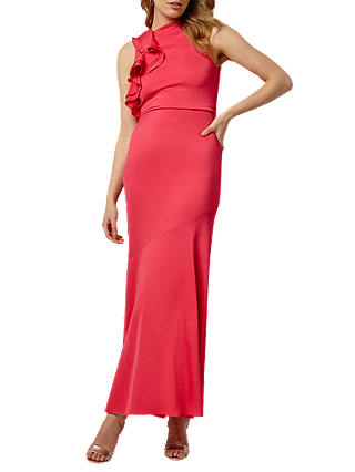 Phase Eight Collection 8 Brittany Shoulder Dress, Coral Pink