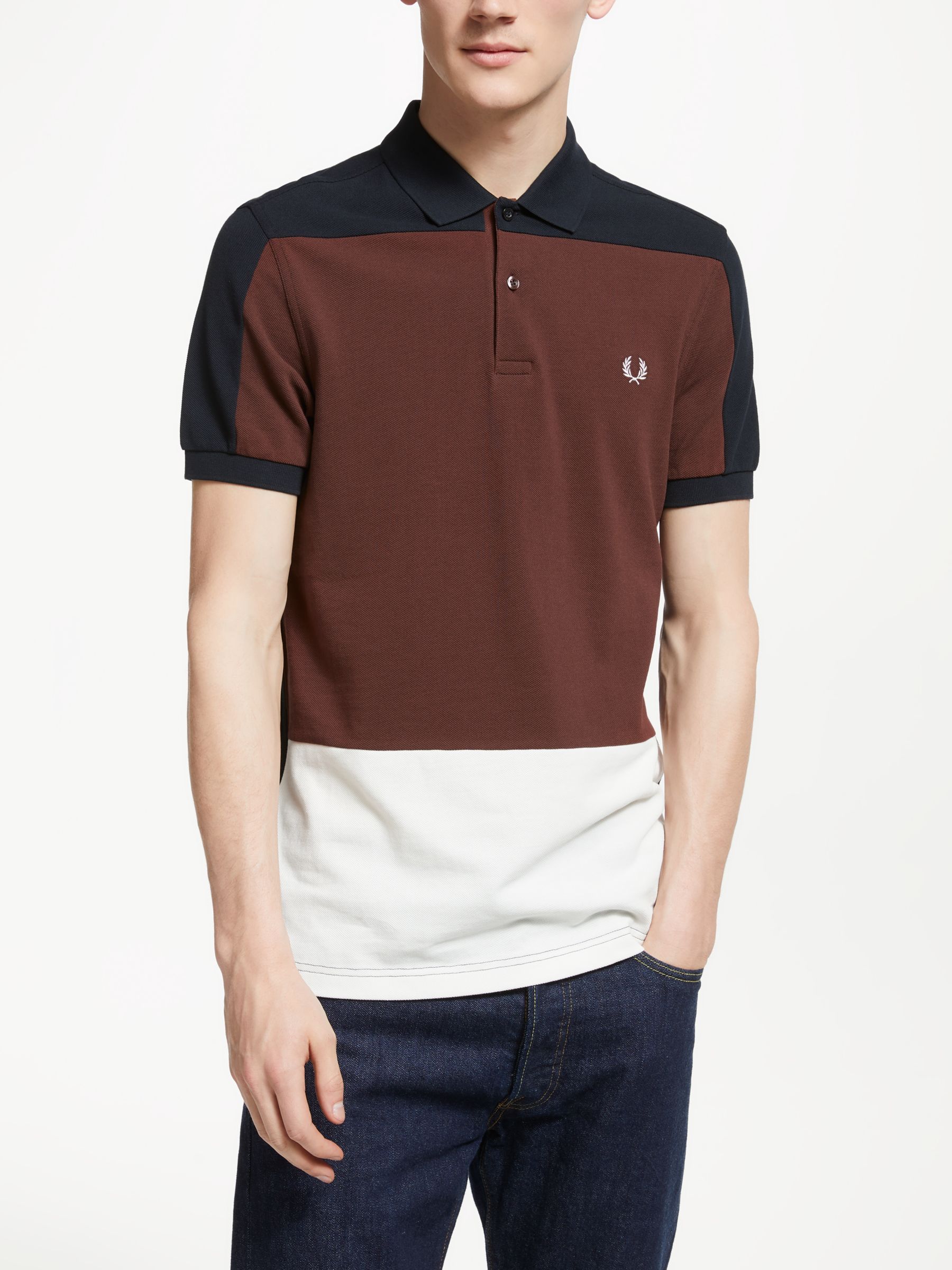 fred perry navy polo