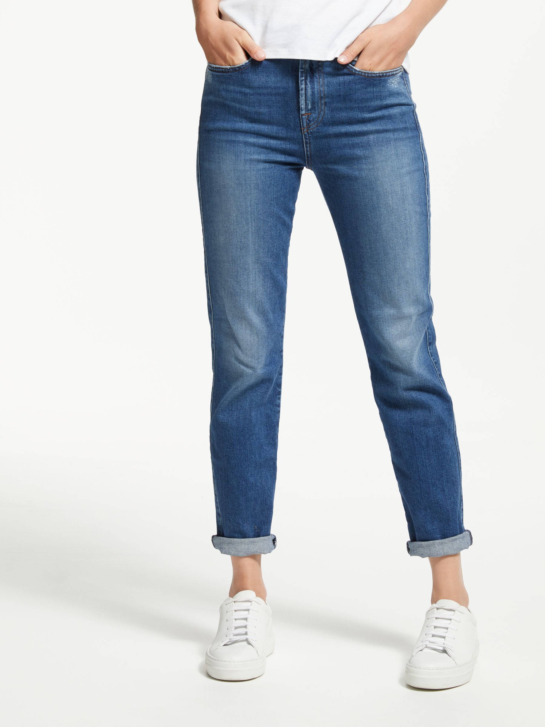 7 For All Mankind Erin High Waist Slim Jeans, Lounge