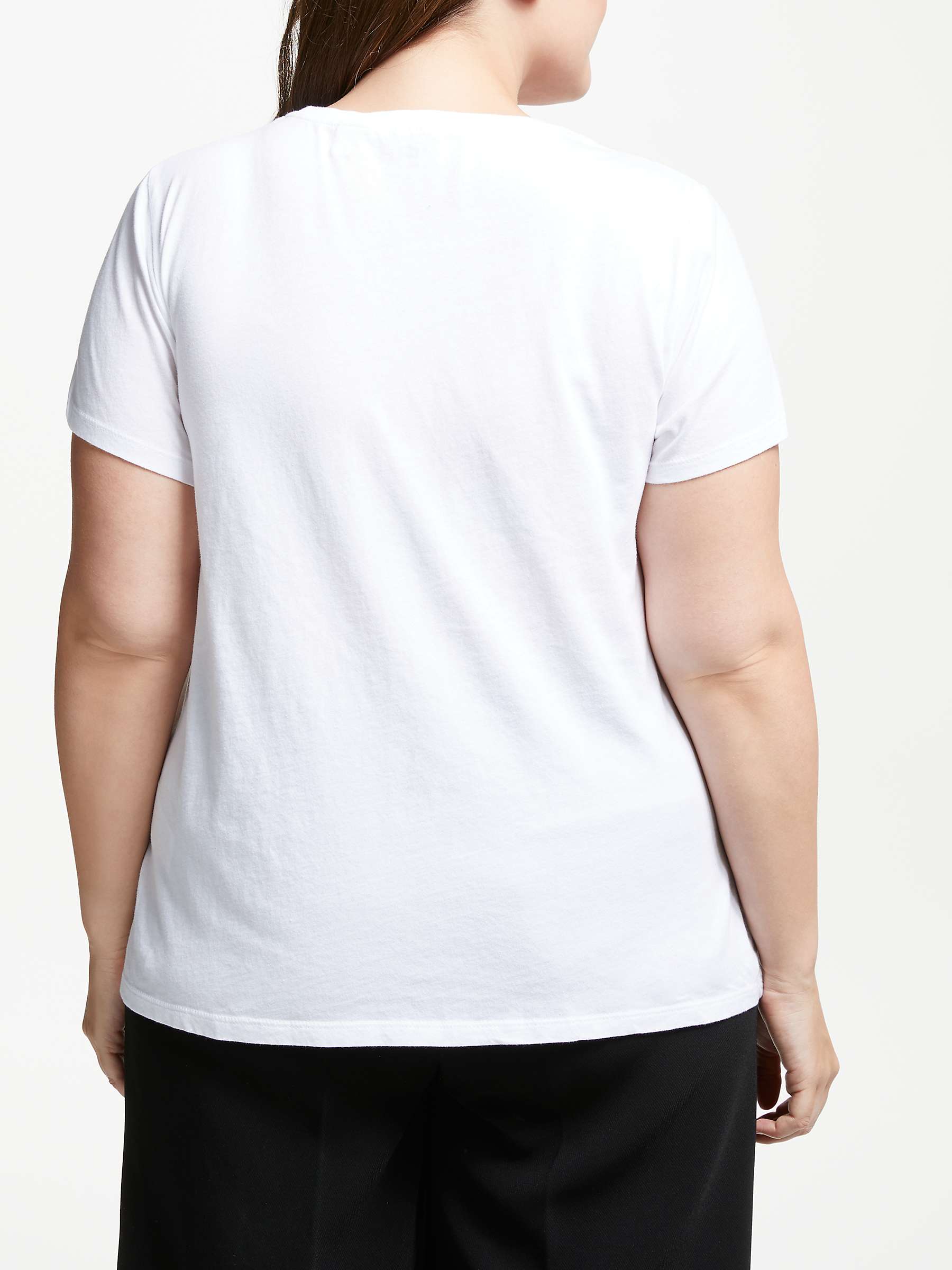 Buy Levi's Plus The Perfect T-Shirt, Batwing White Online at johnlewis.com