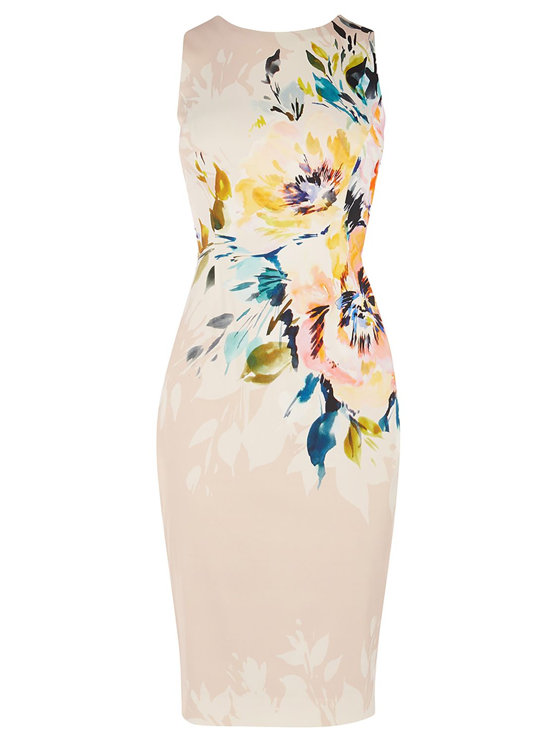 Karen Millen Floral Pencil Dress, Multi