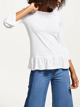 Boden Pure Linen Flare Top