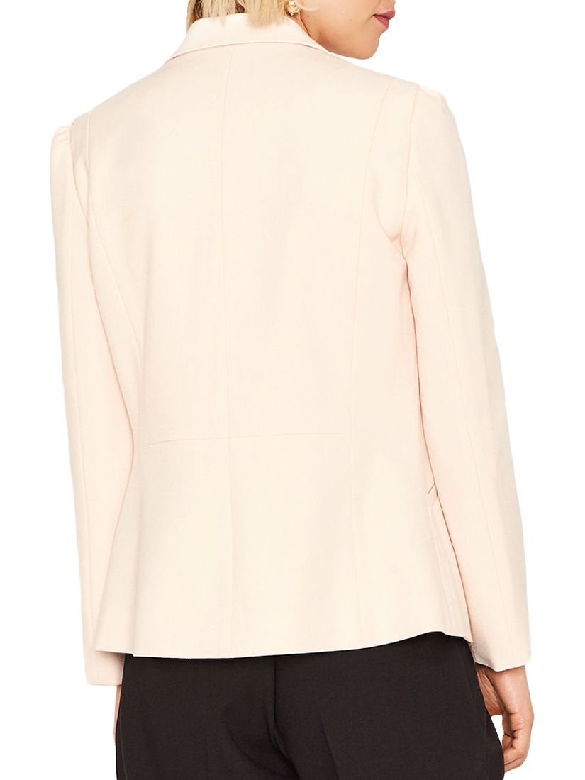Oasis Tailored Event Blazer, Pale Pink
