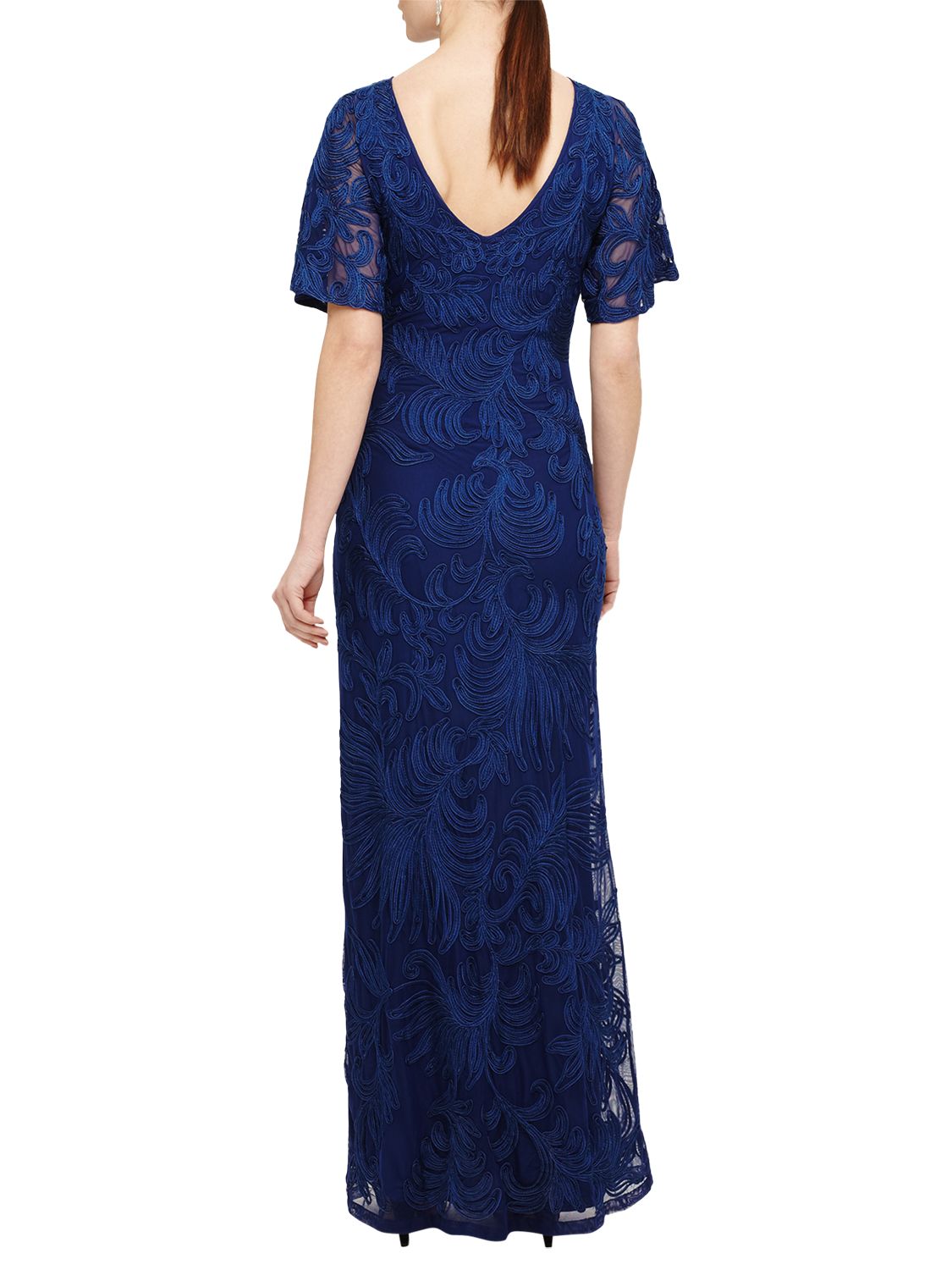 Phase Eight Cecily Tapework Dress, Cobalt Blue