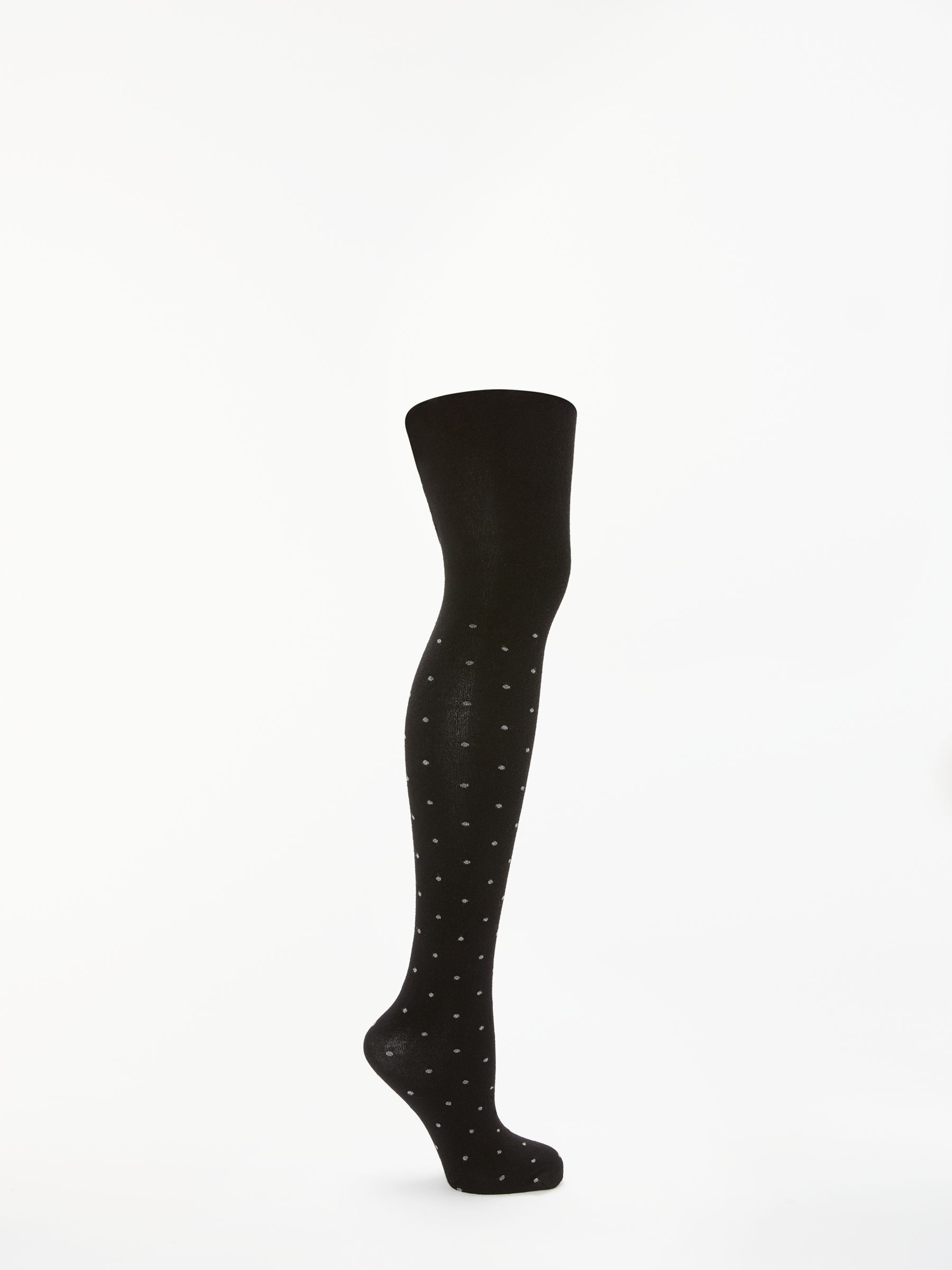 John Lewis & Partners Spotted Opaque Tights