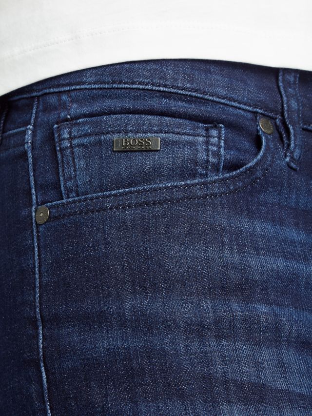 BOSS Maine Regular Fit Jeans, Blue, 30R