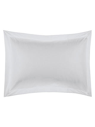John Lewis & Partners 600 Thread Count Cotton Satin Pillowcase, Cool Grey