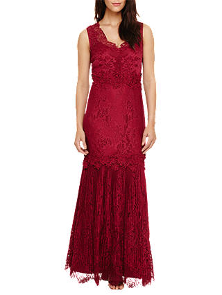 Phase Eight Collection 8 Artemis Lace Maxi Dress, Magenta