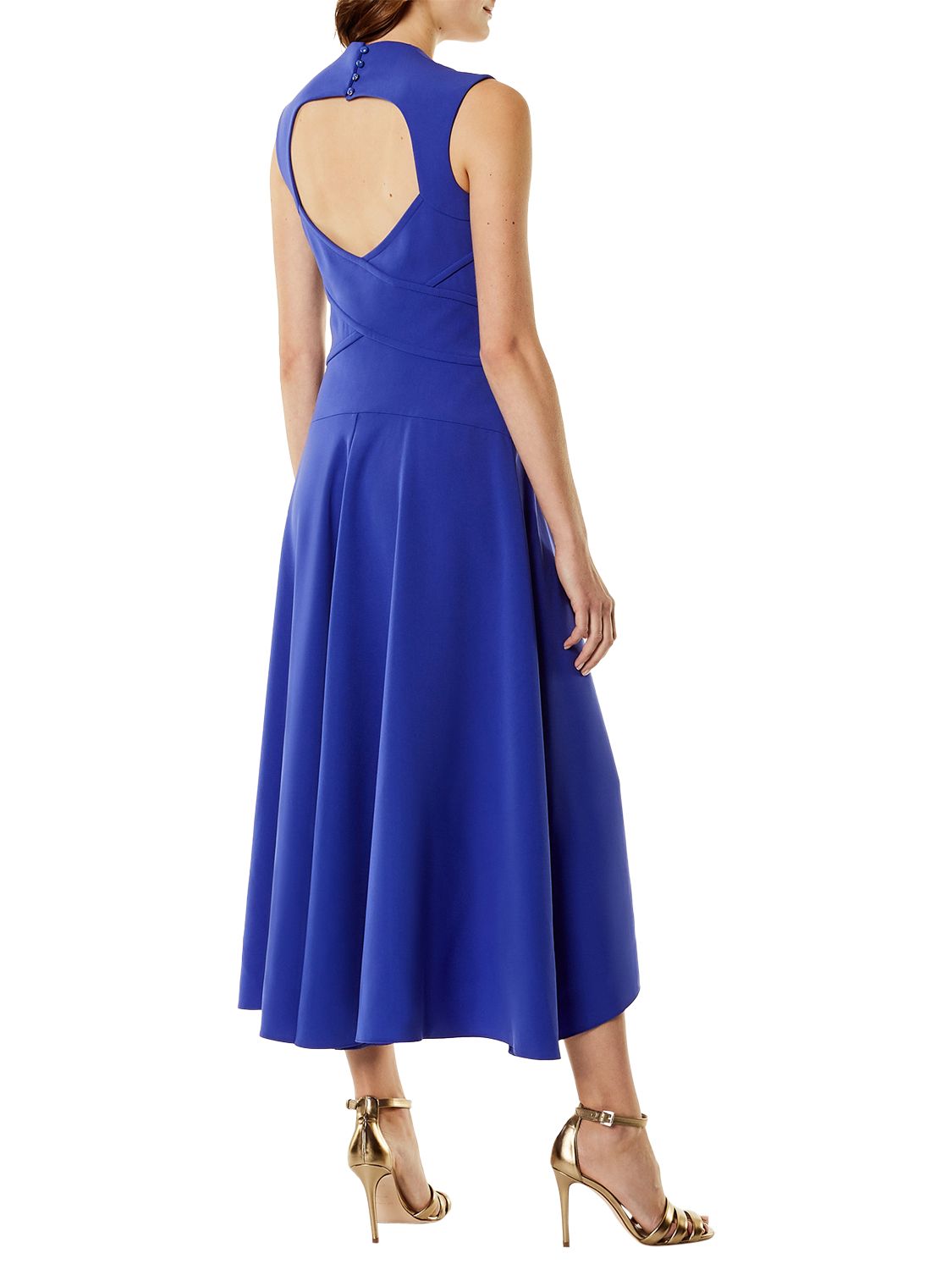 karen millen wrap effect dress