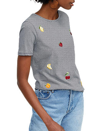 Warehouse Fruit Stripe T-Shirt, Multi