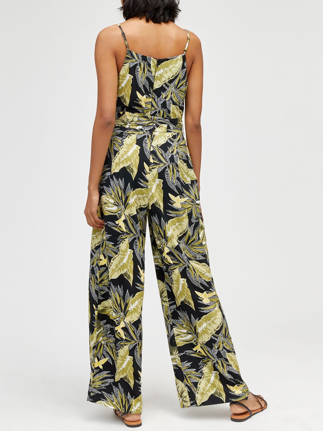 Warehouse Palm Print Jumpsuit, Multi