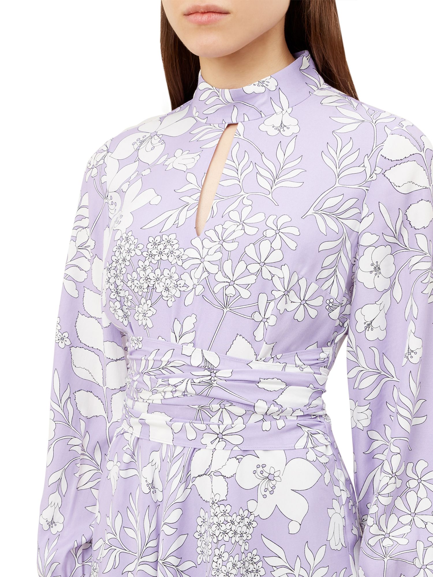 hobbs lilac dress