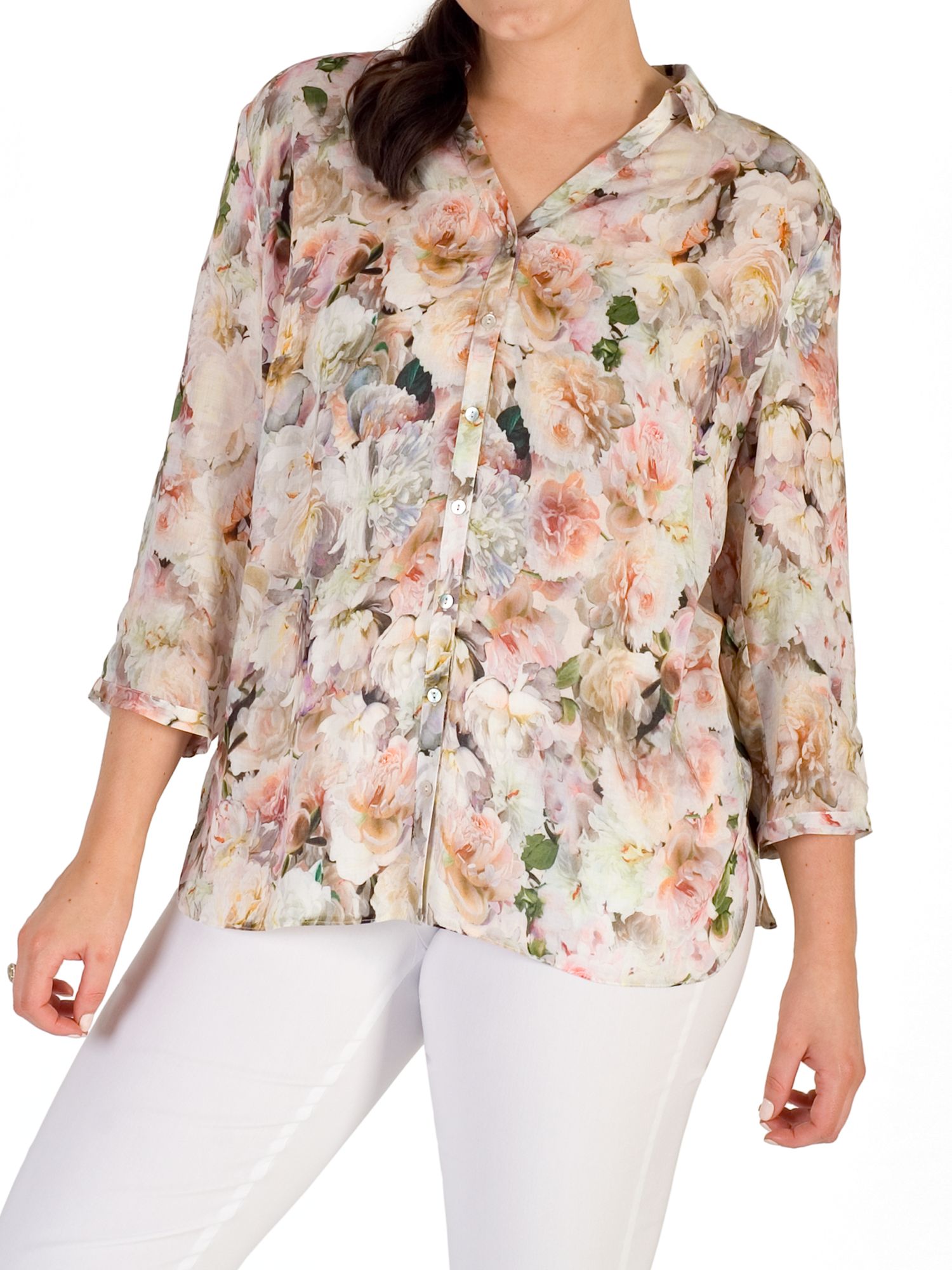 Chesca Floral Shirt, Multi