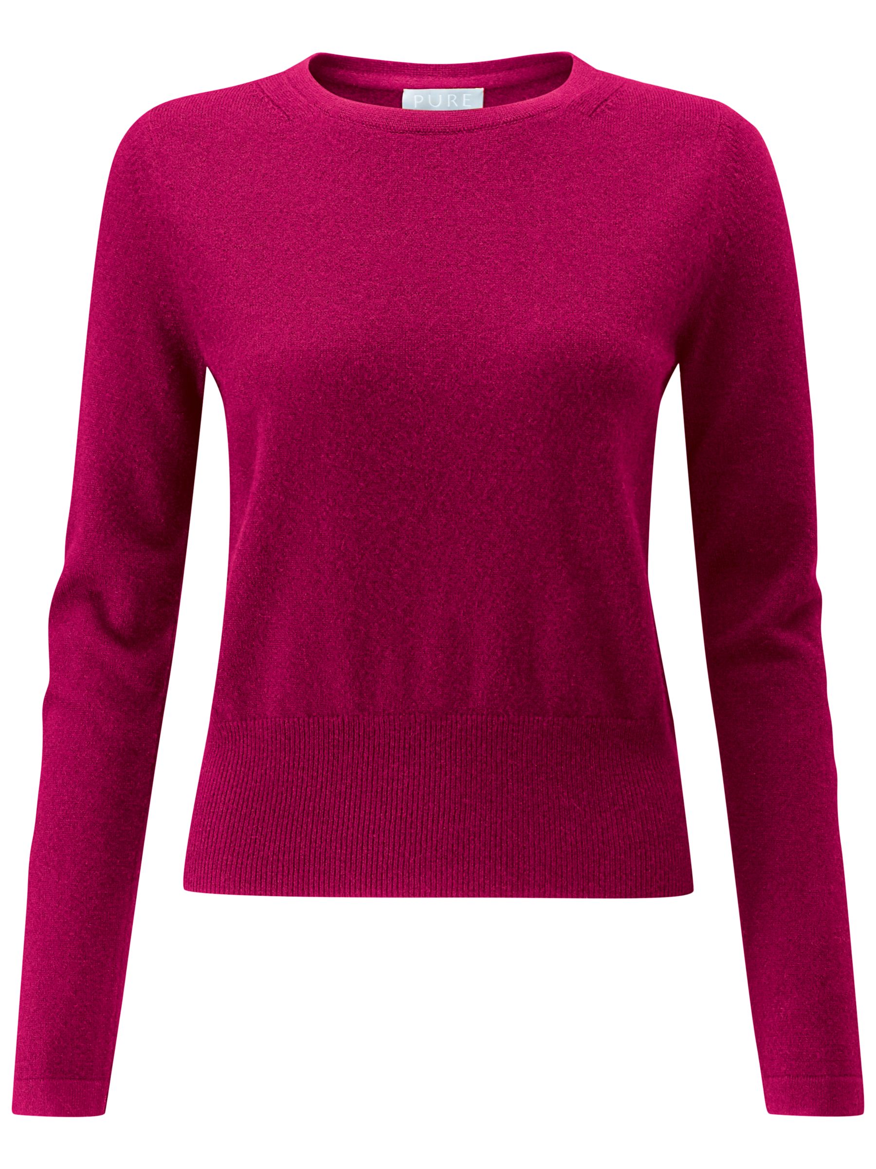 Pure Collection Cashmere Cropped Jumper at John Lewis & Partners