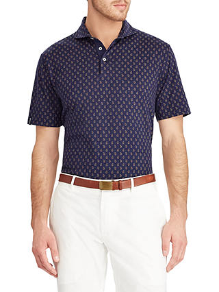 Polo Golf by Ralph Lauren Lux Short Sleeve Jersey Polo Shirt, Estate Paisley